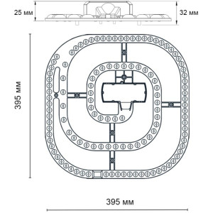 LED модуль с драйвером KLARK 357770